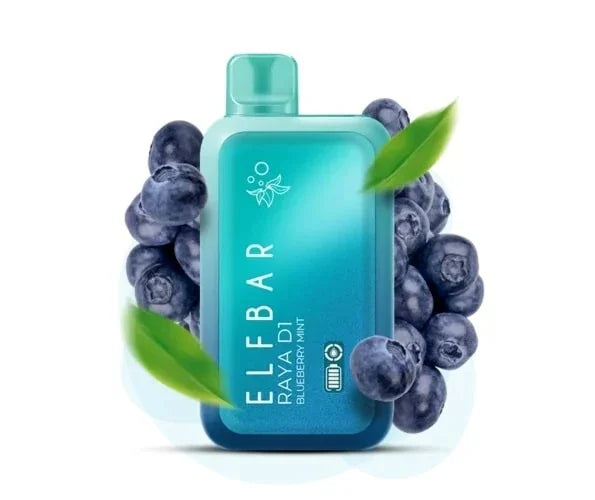 ELF BAR RAYA D1 – Blueberry Mint - Vape Shop Mumbai