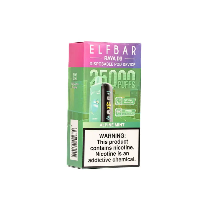 Elf Bar Raya D3 – Alpine Mint – 25000 - Vape Shop Mumbai