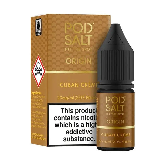 POD SALT CUBAN CREME – Nicotine Salt - Vape Shop Mumbai