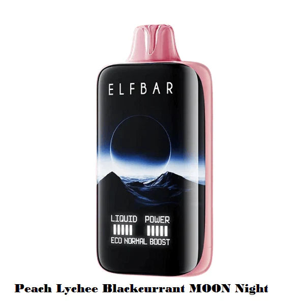Elf Bar MoonNight 40K – Peach Lychee Blackcurrant - Vape Shop Mumbai