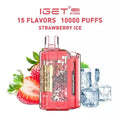 IGET FLARE B10000 – Strawberry ice - Vape Shop Mumbai