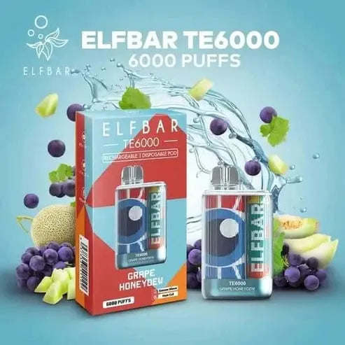 ELF BAR TE6000 – Grape Honeydew (6000 Puffs) | Vape Shop Mumbai Vape Shop Mumbai