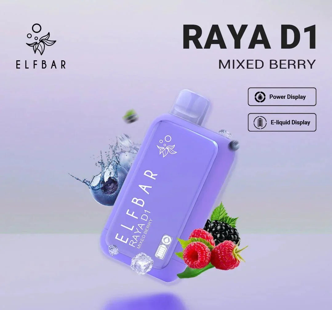 ELF BAR RAYA D1 – Mixed Berry - Vape Shop Mumbai