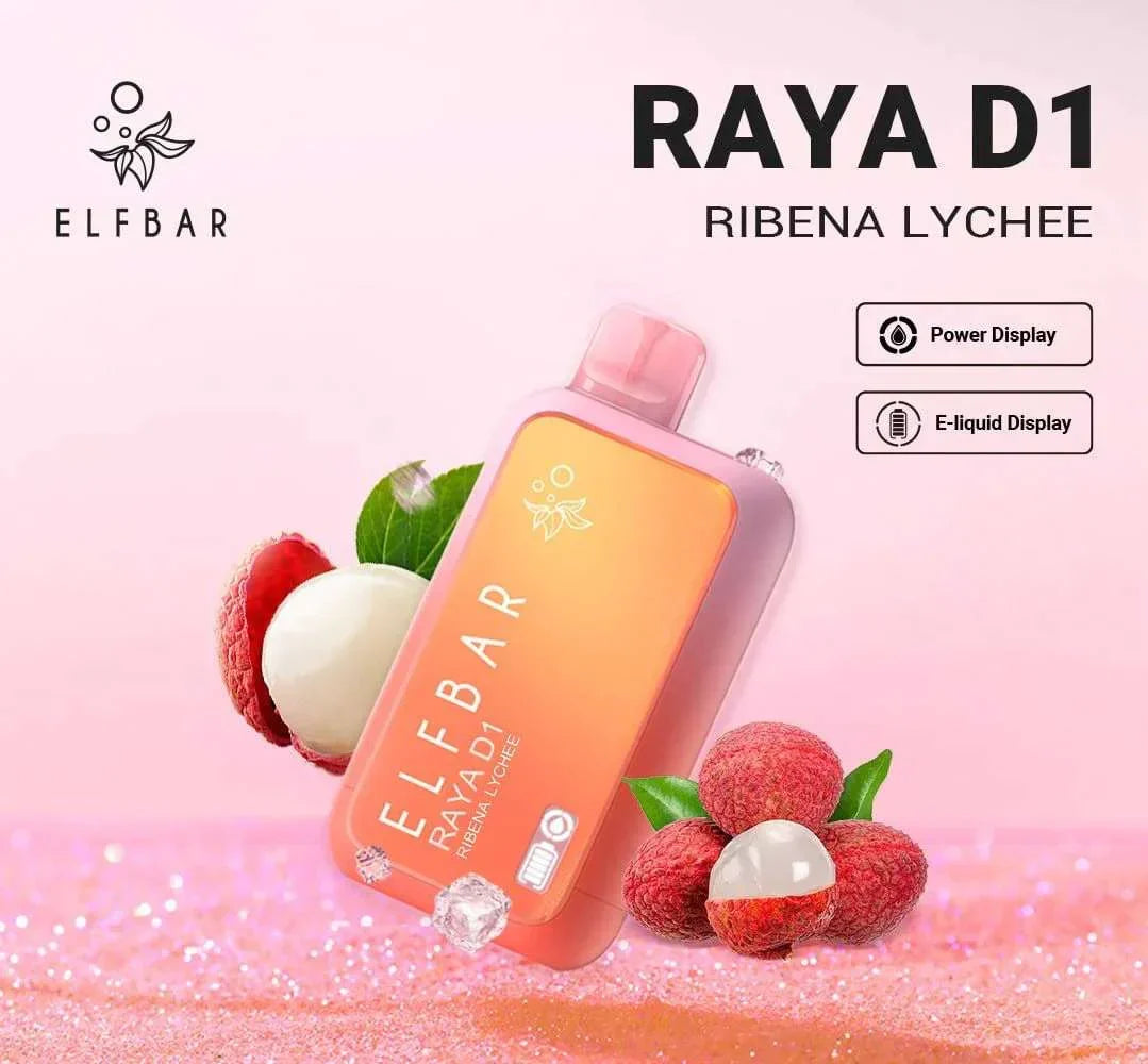 ELF BAR RAYA D1 – Ribena Lychee - Vape Shop Mumbai