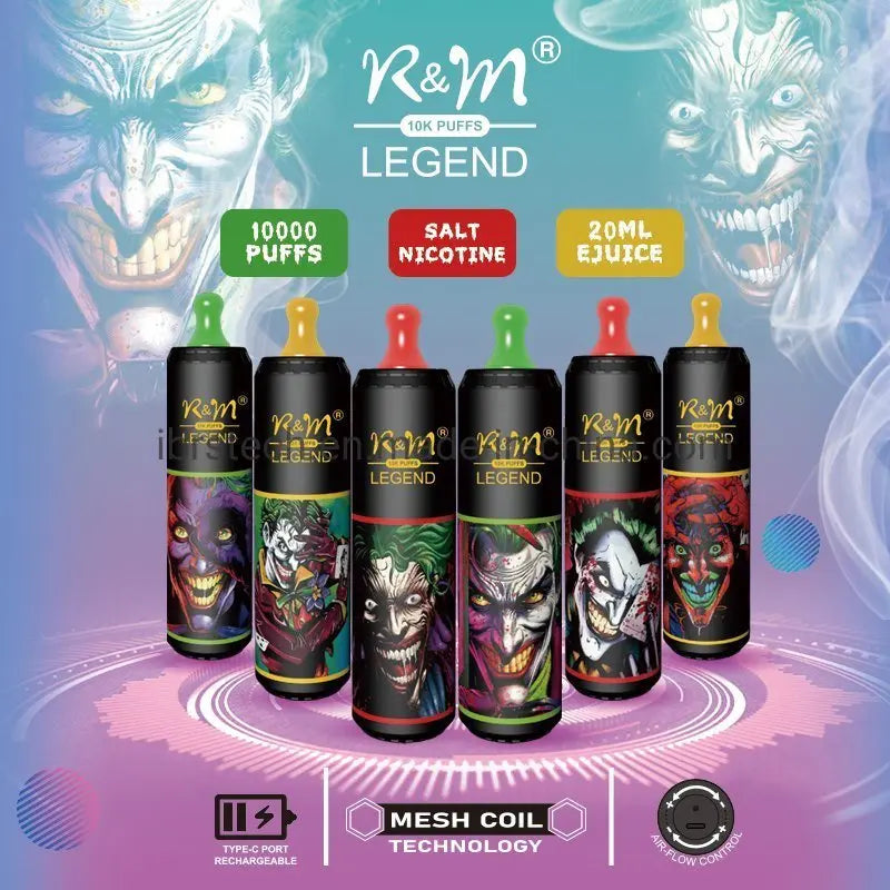 R&M Legend 10000 Puffs Rechargeable Disposable Vape India | Vape Shop Mumbai Vape Shop Mumbai