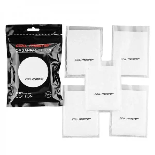 Coil Master 100% Organic Cotton Pack Of 5 Pcs | Vape Shop Mumbai Vape Shop Mumbai