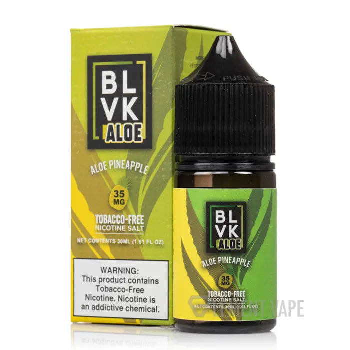 Aloe Pineapple - BLVK Salt | 30ML Vape Juice | 35MG, 50MG | Vape Shop Mumbai Vape Shop Mumbai