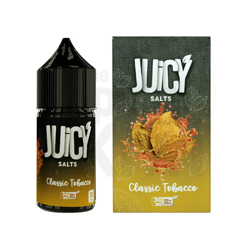 Classic Tobacco - Juicy Salts | 30ML Vape Juice | 35MG, 50MG | Vape Shop Mumbai Vape Shop Mumbai