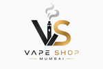 Logo of Vape Shop Mumbai with a stylized 'VS' and vape device on a white background.