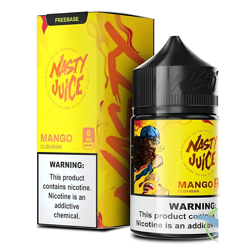 Mango Ice - Nasty Juice Cush Man Series | 60ML Vape Juice | 3MG, 6MG | Vape Shop Mumbai Vape Shop Mumbai